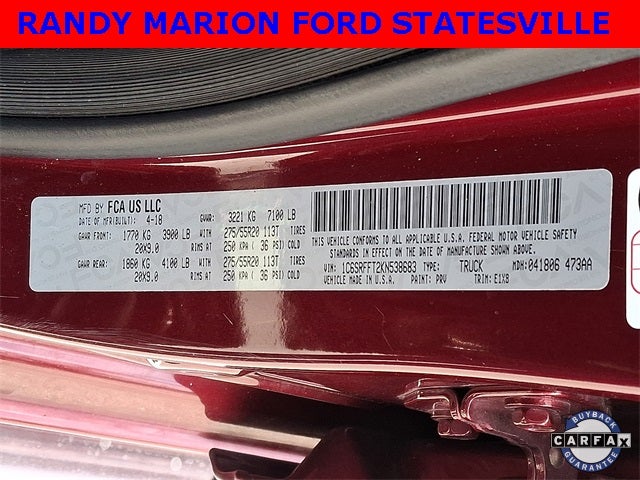 2019 RAM 1500 Big Horn/Lone Star