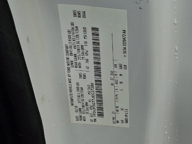 2018 Ford F-550SD XL DRW