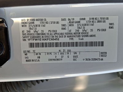 2019 Ford F-150 Lariat