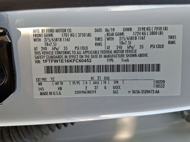 2019 Ford F-150 Lariat