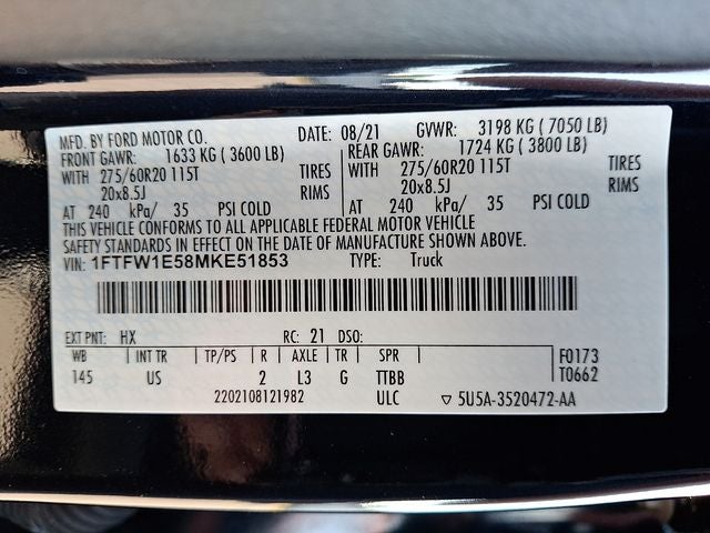2021 Ford F-150 XLT