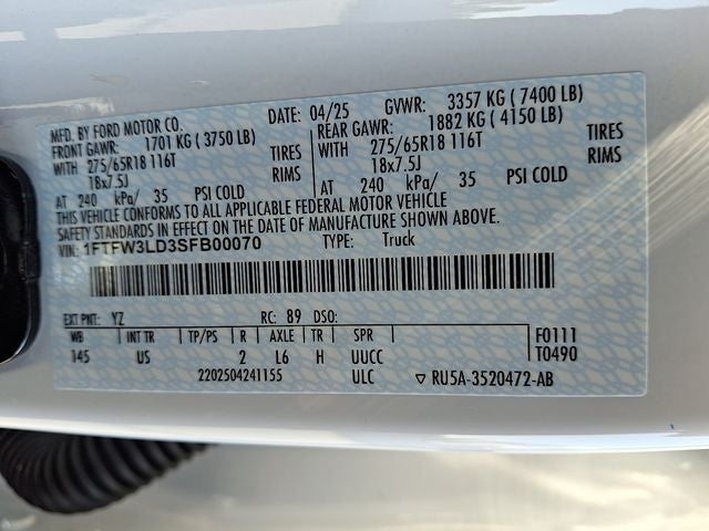 2025 Ford F-150 XLT