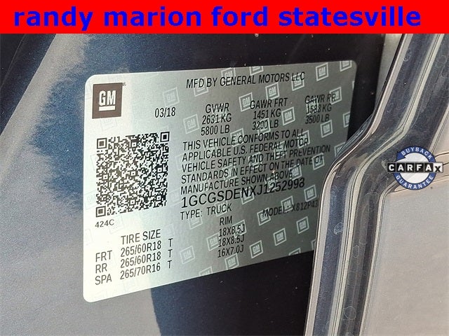 2018 Chevrolet Colorado Z71