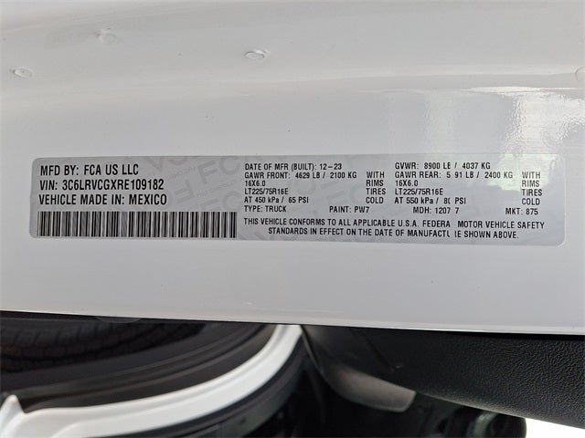 2024 RAM ProMaster 2500 High Roof