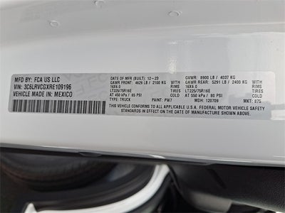 2024 RAM ProMaster 2500 High Roof