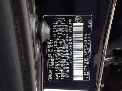2021 Toyota Camry SE