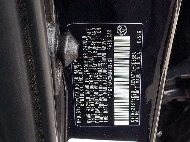 2021 Toyota Camry SE