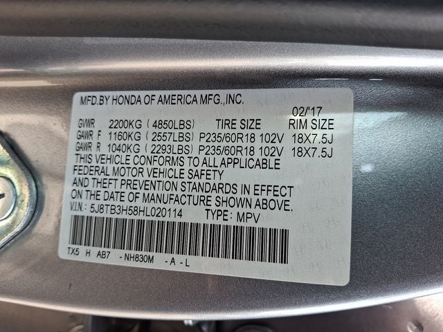 2017 Acura RDX Technology Package