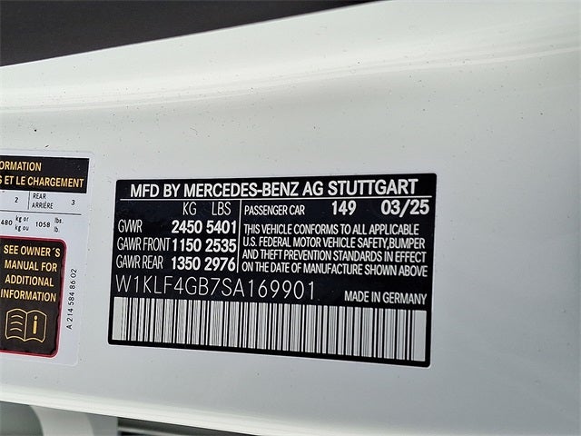 2025 Mercedes-Benz E-Class E 350