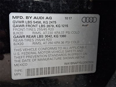 2018 Audi Q5 2.0T Premium Plus quattro