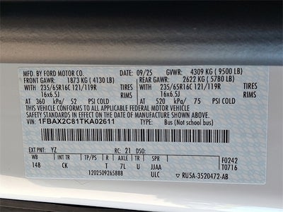 2026 Ford Transit-350 XLT