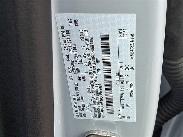 2025 Ford Escape Plug-In Hybrid Base