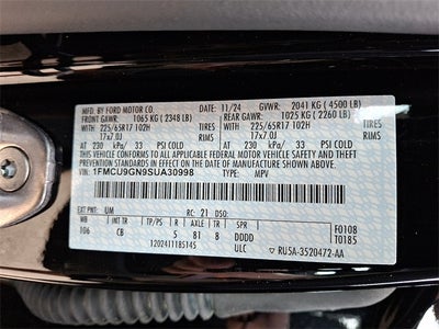 2025 Ford Escape Active