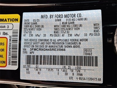 2025 Ford Bronco Sport Heritage