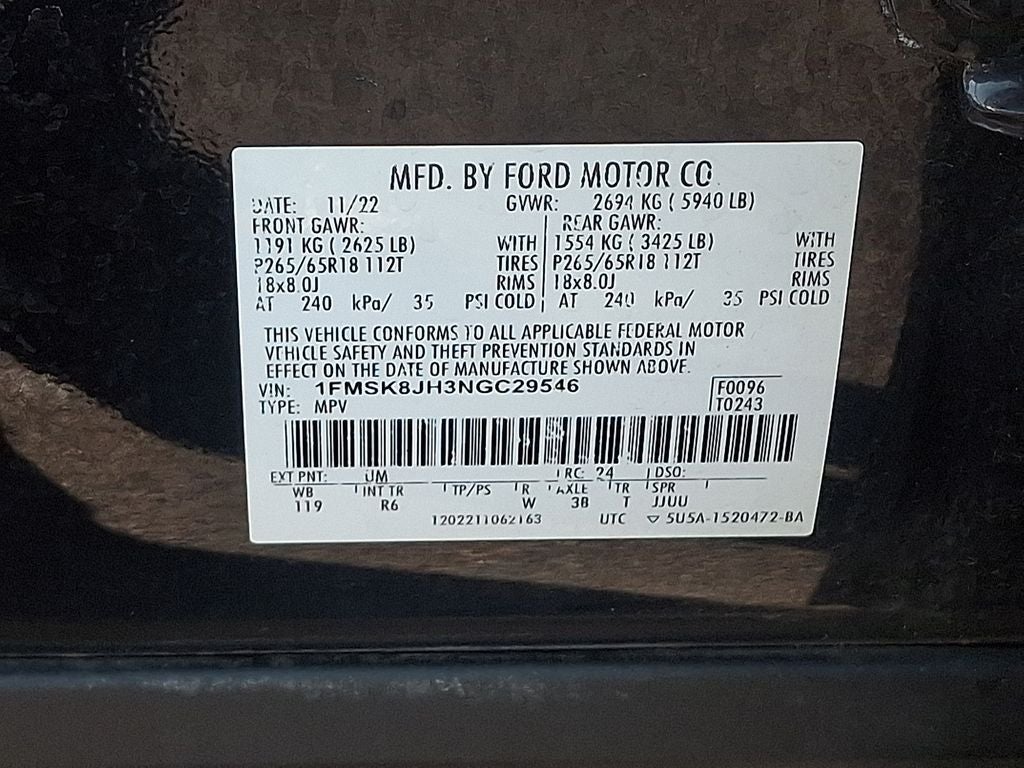 2022 Ford Explorer Timberline