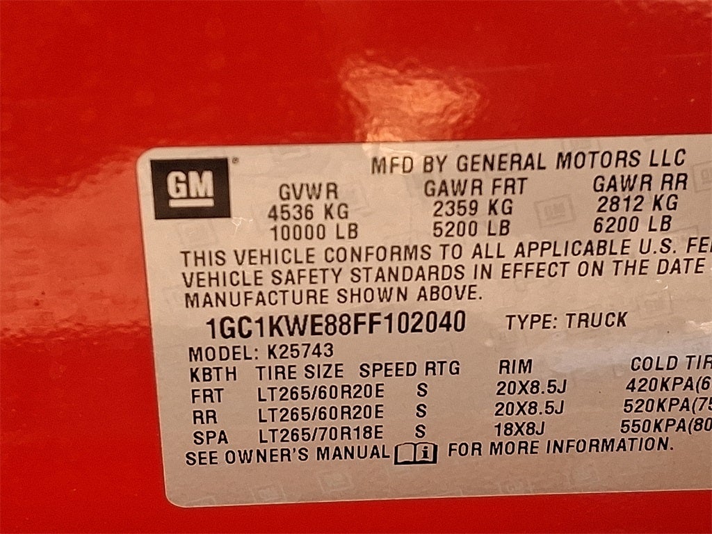 2015 Chevrolet Silverado 2500HD LTZ