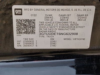 2022 GMC Sierra 1500 SLT