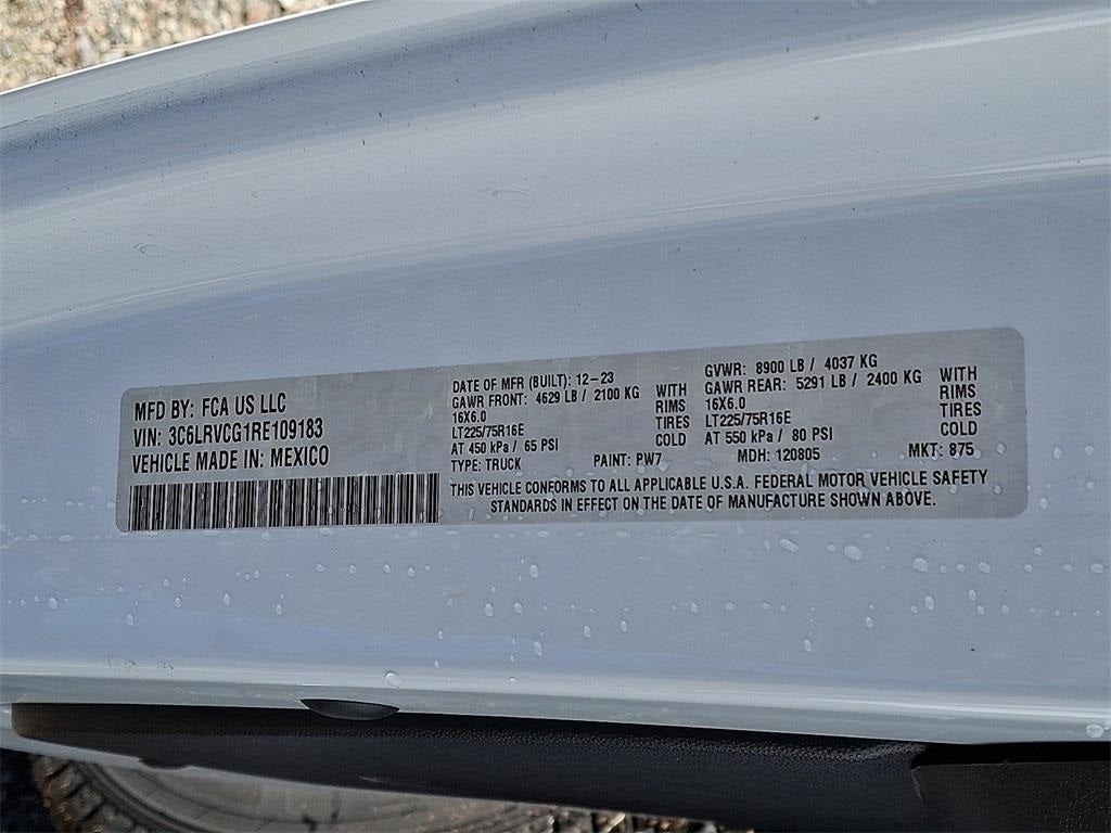 2024 RAM ProMaster 2500 Cargo Van Tradesman High Roof 136' WB w/Pass Seat