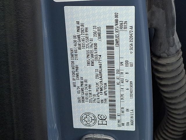 2024 Ford Escape Platinum