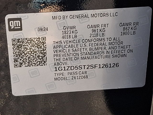 2025 Chevrolet Malibu LT 1LT