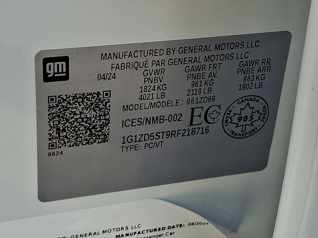 2024 Chevrolet Malibu LT 1LT