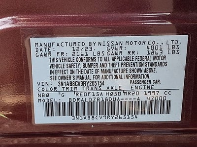 2024 Nissan Sentra SV