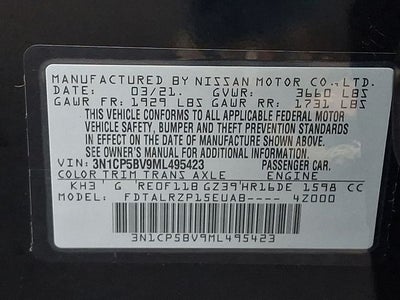 2021 Nissan Kicks S