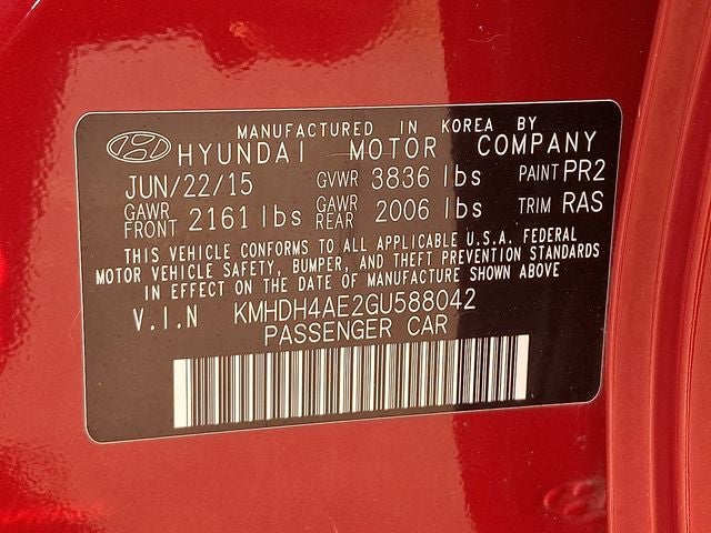 2016 Hyundai Elantra SE