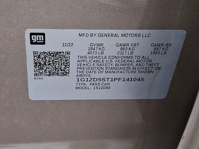 2023 Chevrolet Malibu LT 1LT