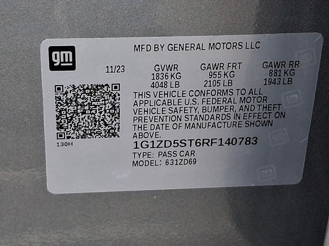 2024 Chevrolet Malibu LT 1LT