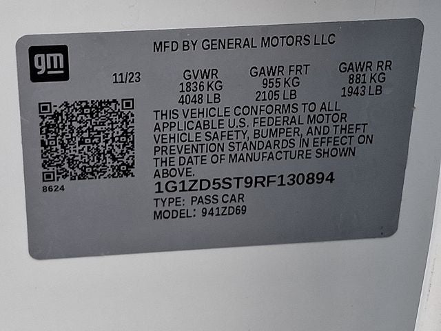 2024 Chevrolet Malibu LT 1LT