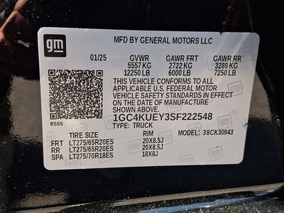 2025 Chevrolet Silverado 3500HD LTZ