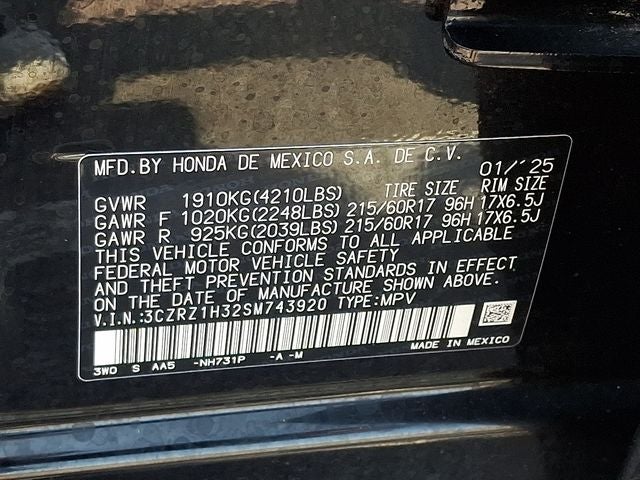 2025 Honda HR-V LX