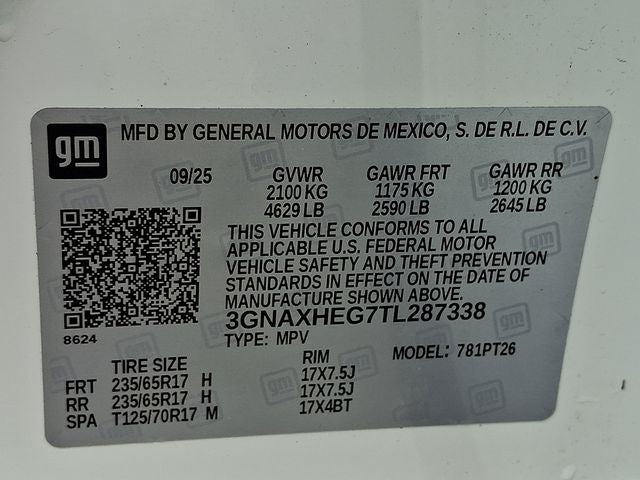 2026 Chevrolet Equinox LT
