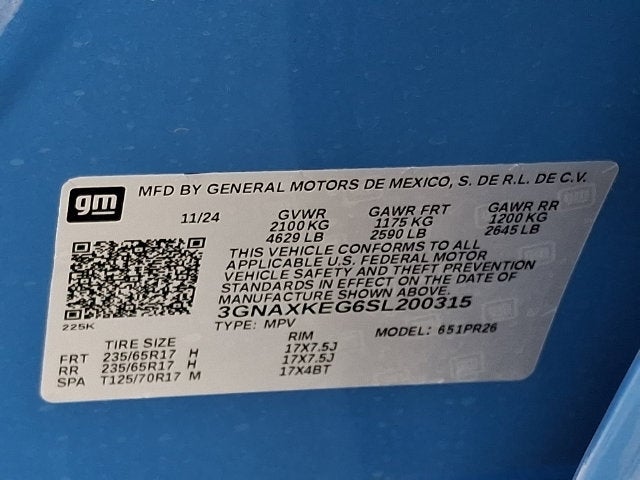 2025 Chevrolet Equinox ACTIV