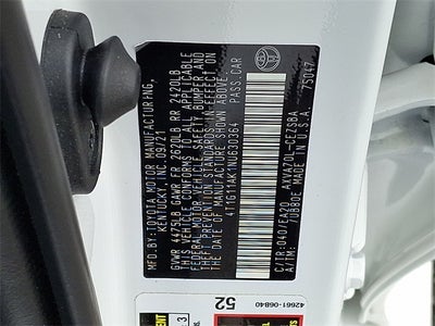 2022 Toyota Camry SE