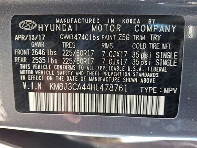 2017 Hyundai Tucson SE
