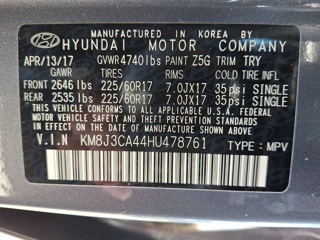 2017 Hyundai Tucson SE