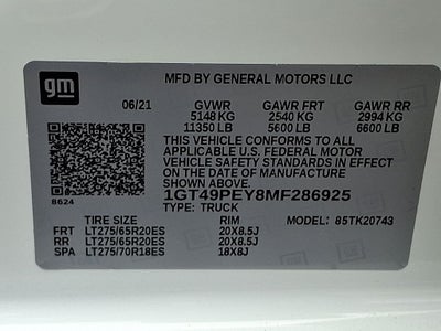 2021 GMC Sierra 2500HD AT4