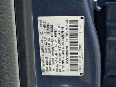 2007 Honda Accord EX 2.4