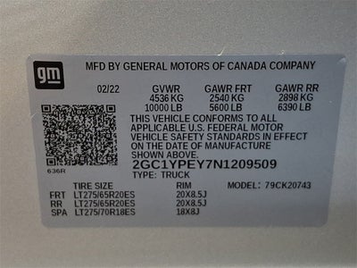 2022 Chevrolet Silverado 2500HD LTZ