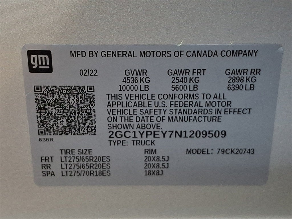 2022 Chevrolet Silverado 2500HD LTZ