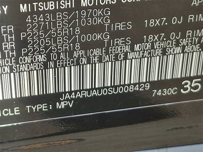 2025 Mitsubishi Outlander Sport 2.0 ES