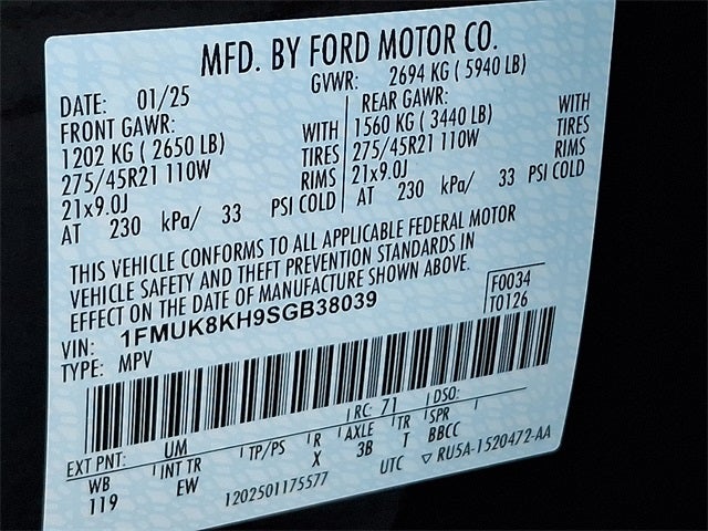 2025 Ford Explorer ST-Line