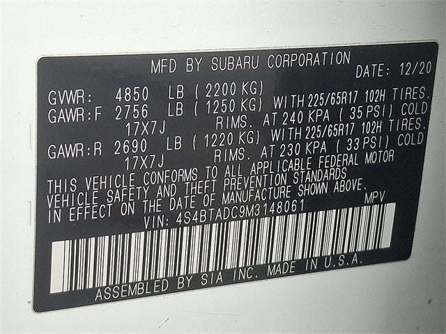 2021 Subaru Outback Premium