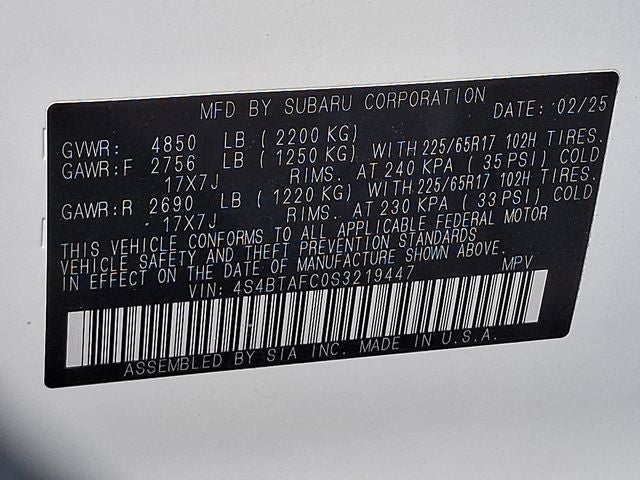 2025 Subaru Outback Premium