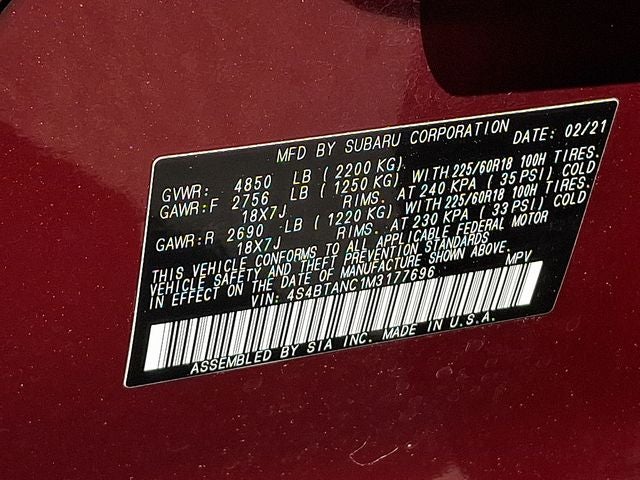 2021 Subaru Outback Limited