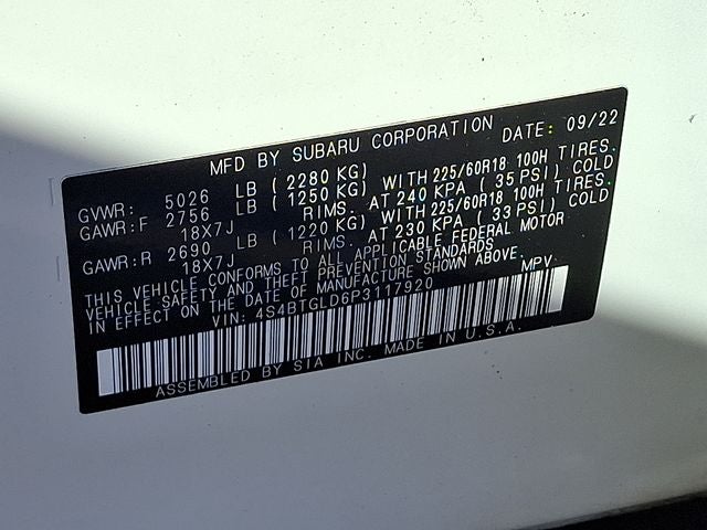 2023 Subaru Outback Onyx Edition XT