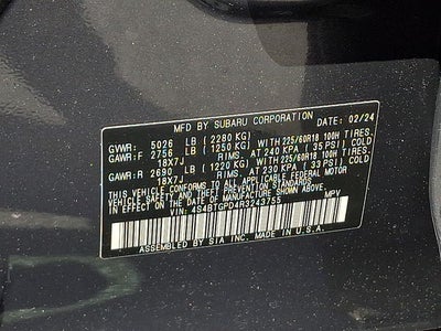 2024 Subaru Outback Touring XT