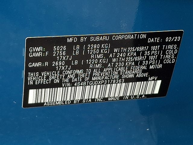 2023 Subaru Outback Wilderness